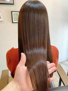 ロータス ヘアデザイン(LOTUS hair design.) 縮毛矯正+髪質改善トリートメント