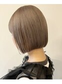 ミニウルフレイヤーカット顔周り前髪韓国ショートボブ/新宿