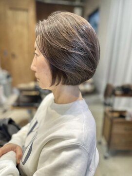 ルーム(Luum) 極細ハイライト x 白髪ぼかし x ラズベリー