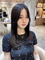 ロンド エスポワール 錦糸町(Lond espoir) ◯イメチェン外ハネボブワイドバングホワイトブロンド美髪韓国1