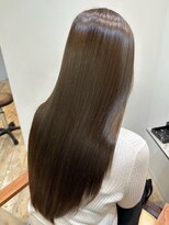 ヘアースタジオ アール(Hair Studio R)&nbsp;20代30代40代髪質改善カラーアッシュベージュ艶感ストレート