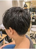 癖を生かしたスッキリ大人ショートカット