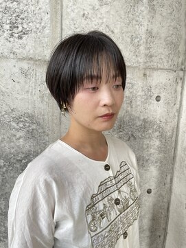 カシュカシュ(cache cache) ショート　髪質改善　縮毛矯正