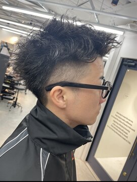 シアン(cyan.) ボックスショート/ピンパーマ