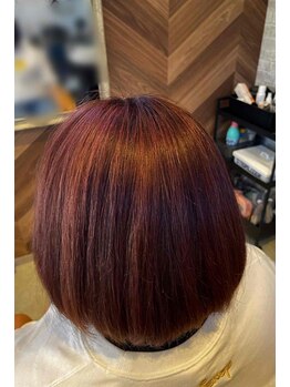 カシェット(Cachette)の写真/髪と頭皮に優しい薬剤で、理想の髪色に☆ダメージを最小限に、艶のある美しいカラーを実現します◎