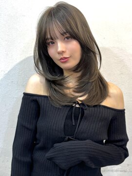 リコバイアフロート(riko by afloat) レイヤーカット/オリーブベージュ/ワンカール