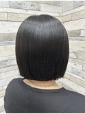 切りっぱなしボブ