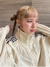 スリー 博多(THREE...) 【イベントヘアアレンジ】ツイン×三つ編み