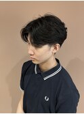 ニュアンスパーマ×ナチュラルセンターパート 「坂本」