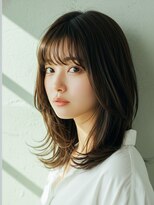 コトナ 越谷店 越谷でおすすめオリーブベージュ×くびれミディアム