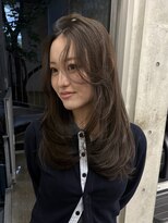 キーチェ 梅田中崎町(keych)&nbsp;レイヤーカット/中崎町/大阪梅田/オリーブベージュ