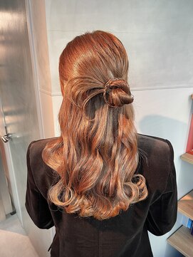 シャルムバイケンジ(Charm.by KENJE) 【ハーフアップ】結婚式/銀座/ヘアセット/アレンジ