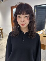 ダンボ(DUMBO)&nbsp;【sayaca】スパイラルパーマ/ロングパーマ/レッドブラウン