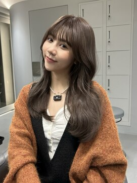 ブラン(Blanc Aoyama) レイヤーカット/顔まわりカット/ブリーチなし/ボブ/ミディアム