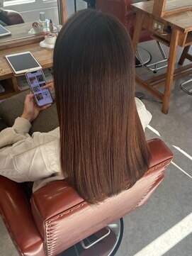 パル バイ ラベスト(Pal by lovest) ストレートロング×chocolate brown