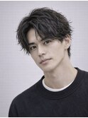 Hale波巻きツイストスパイラルパーマ刈り上げセンターパート原宿