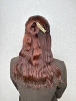 美容室 ハルミ ヘア リゾート 川口店(Harumi Hair Resort)&nbsp;前髪/アンブレラカラー/こなれミディ/イメチェン/ウェーブパーマ