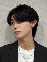 シャインセカンド 大宮(SHINE Second)&nbsp;MEN’S/リバースセンターパート/ニュアンスパーマ/大宮