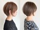 リード バイ ラグーン(LEAD by LAGOON)の写真/透け感のあるショートスタイルが大人気◎高い再現性で自宅でも簡単スタイリング＊[ショートボブ/盛岡大通]