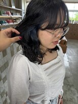 アンアンアヴェダ 沖縄ライカム店(anan aveda)&nbsp;レイヤーカット×イヤリングカラー