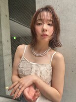 シア(sia)&nbsp;透け感レイヤーボブ韓国ボブ韓国風ボブタッセルボブ大阪心斎橋