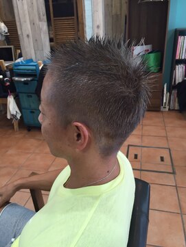 ヘアーアンドネイルサロンブルー(hair & nail salon BLUE) 外国人セレブ風☆おしゃれソフトモヒカン