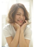 大人ボブ×無造作