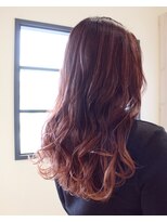 テオ ヘア(teo hair)&nbsp;ピンク×バレイヤージュ