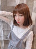 【anB】オレンジブラウンロブ