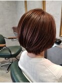 おさまり重視ショートボブ
