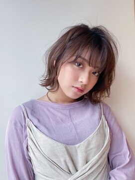 レニーバイエース(LANY by ACE) 【LANY 横浜】濡れ髪ミディ×ラベンダーグレー