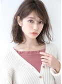 【FRAME  天王寺北口】抜け感/くせ毛カット/ピンクグレージュ