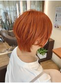 【marl.】オレンジ×ショート