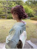着物×アップスタイル