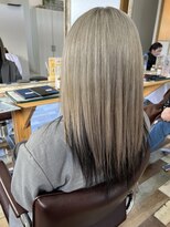 ヘアーメイクスタジオ ライフセカンド(HAIR MAKE STUDIO LIFE 2ND) モノトーンカラー　アンブレラカラー