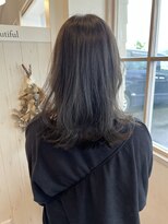 アンカーデイズ(Anchor Days)&nbsp;透明感ブルージュ セミロング/アッシュブラック