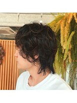 アクセヘアー 町田(acce hair)&nbsp;パーマを活かしたメンズウルフカット