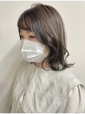 【BelleCoupes】グレージュハイライト 大人ボブ 30代/40代/50代