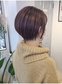 大人可愛いショートボブ