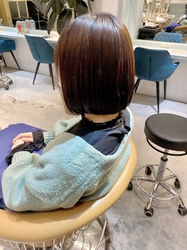 ロンド シャルム 吉祥寺(Lond charme) ショートボブミニボブショコラアッシュヘルシー髪質改善0309