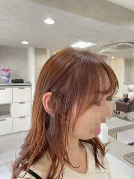 ホワイトストーン WHITE STONE 熊本 韓国風お顔周りレイヤー 20代30代 ヘアスタイル