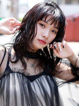 ラフィスヘアーギフト 堺東店(La fith hair gift) 【La fith】カシスブラウン×ナチュラルウェーブ