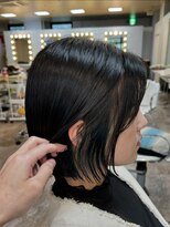 シャンプーボーイ 宮崎駅前店(SHAMPOO BOY)&nbsp;イヤリングカラーブルー(^^)宮崎/イヤリングカラー