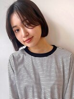 ラフ フロム ガーデン(Laf from GARDEN)&nbsp;切りっぱなし/レイヤーカット/オリーブベージュ/韓国風/縮毛矯正