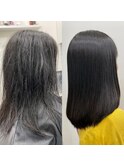 ストレートスタイル/髪質改善/縮毛矯正/トリートメント/札幌