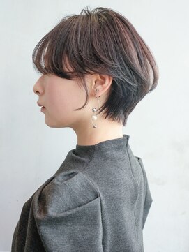 シオン(shion) マロンベージュフェザーショートメルティカラー_ba437751