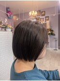 艶髪ストレートショートボブ