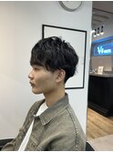 神田脩弥/ゆるふわパーマ/刈り上げマッシュ/ナチュラルパーマ