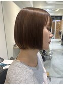 タイトなお洒落ミニボブヘア