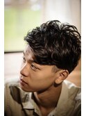 MEN'S  HAIR  フェザーツーブロック
